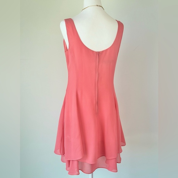 Vintage Hampton Nites Pink Frilly Tank Dress - Picture 7 of 8